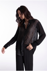 Camisa Jacquard Big Classic Preto