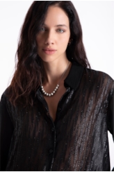 Camisa Jacquard Big Classic Preto
