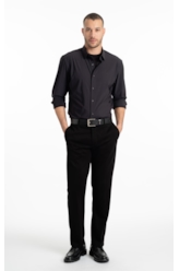 Camisa Jersey Twill Slim  Plumbo