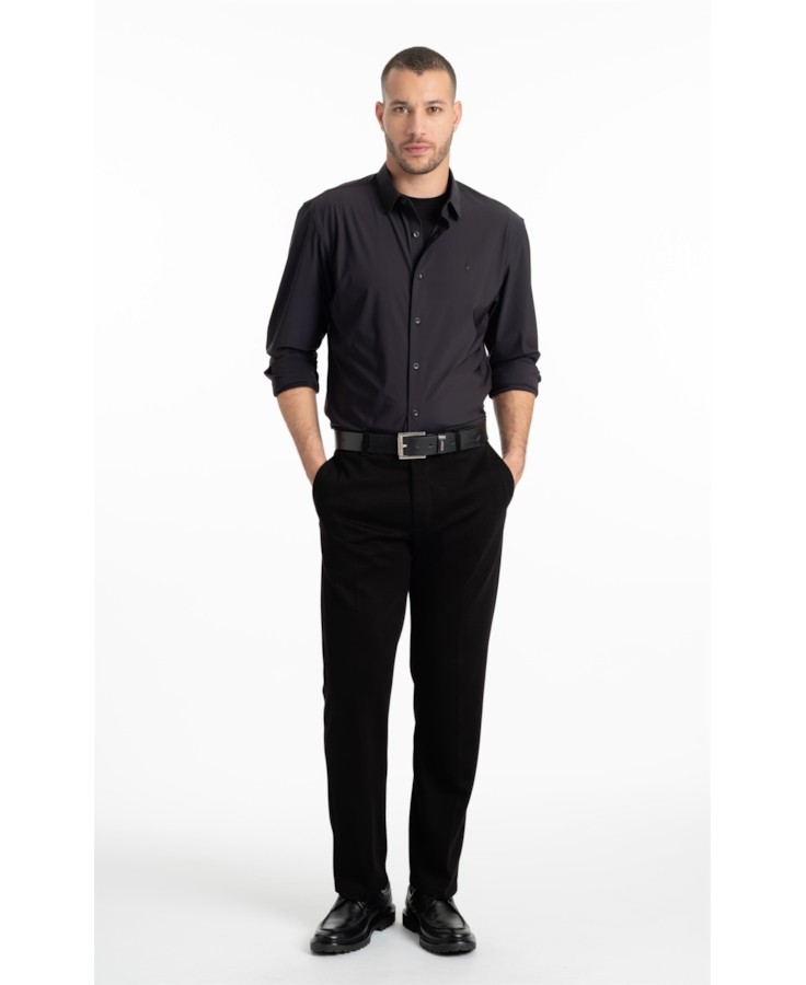 Camisa Jersey Twill Slim  Plumbo