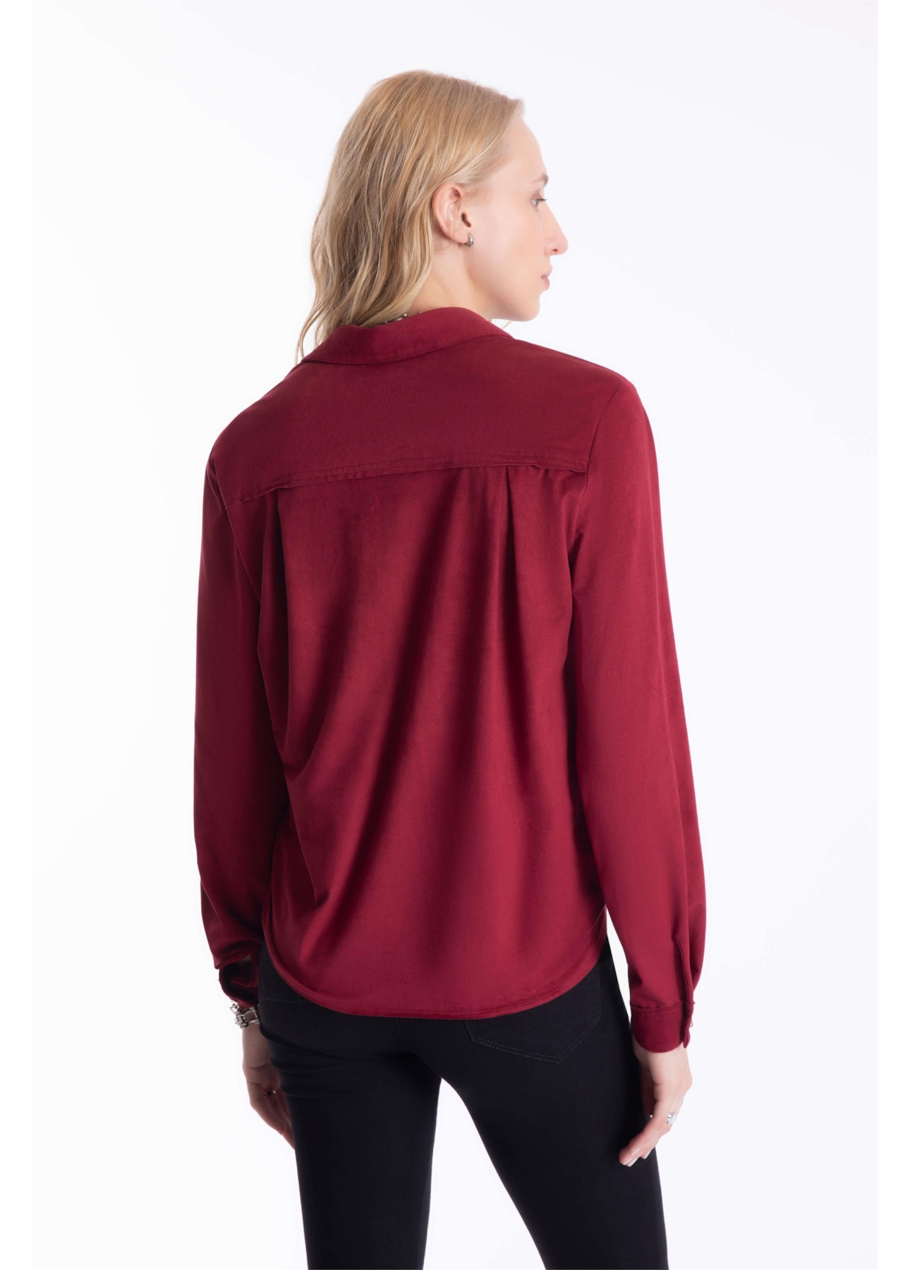 Camisa Jersey Vinho
