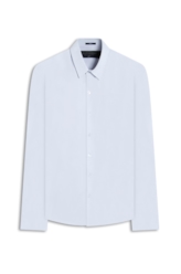 Camisa Knitted Bi Stretch Azul Claro