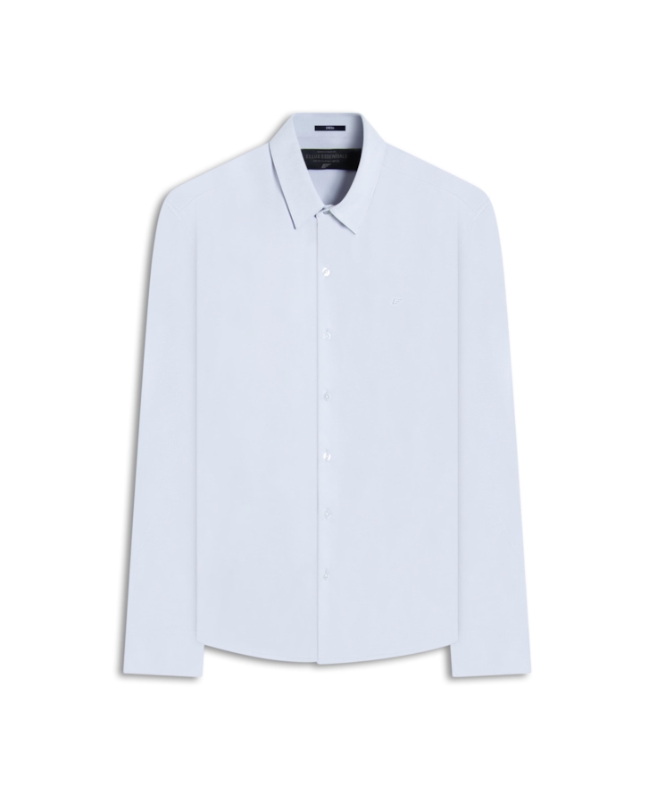 Camisa Knitted Bi Stretch Azul Claro