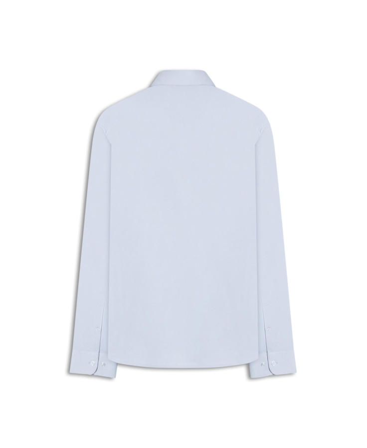 Camisa Knitted Bi Stretch Azul Claro