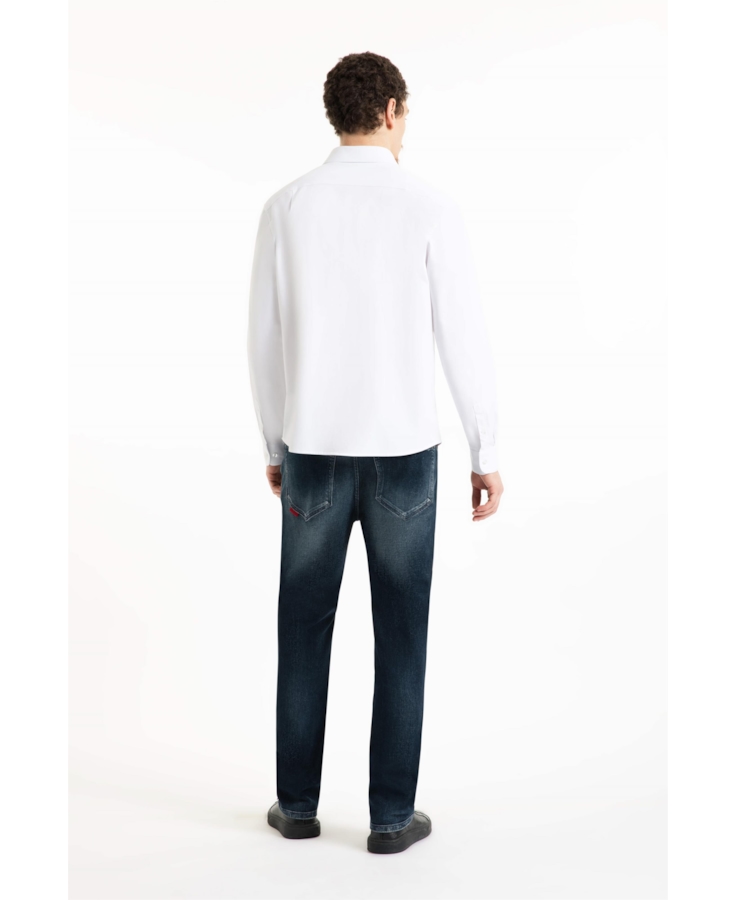 Camisa Knitted Bi Stretch Branco