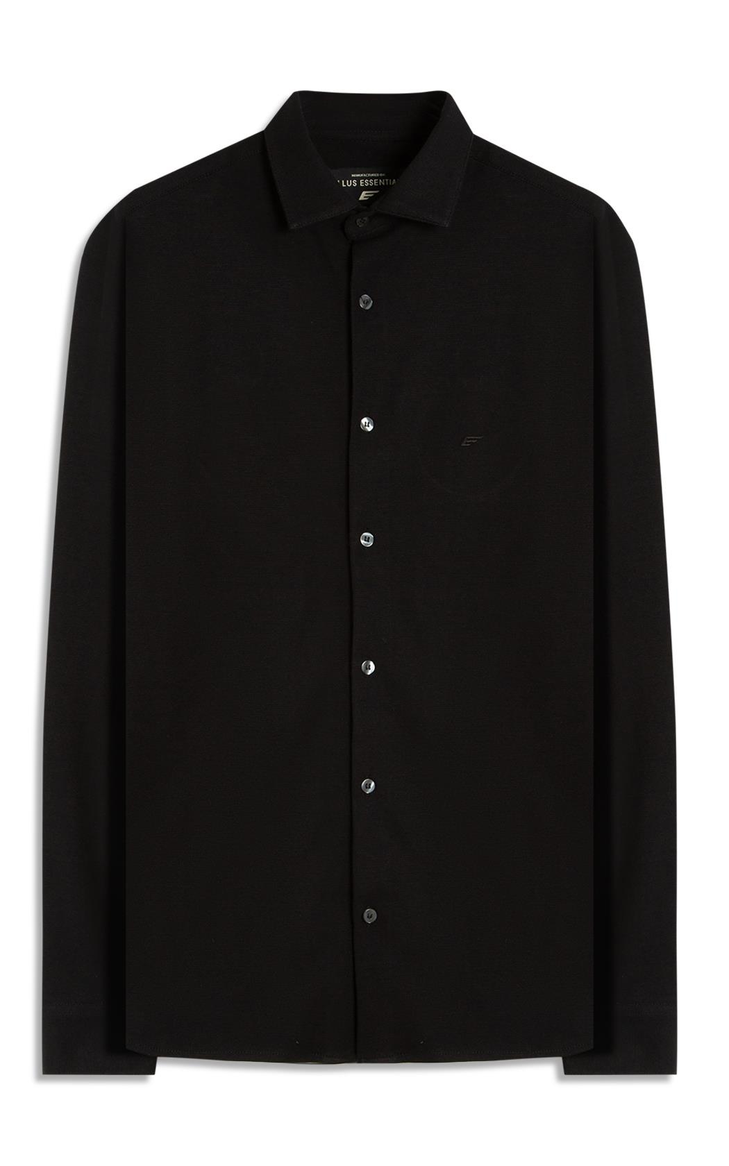 1950's〜BVD BLACK 2TONE VINTAGE SHIRT 黒 Camisa Knitted Dotti New Italian Preto