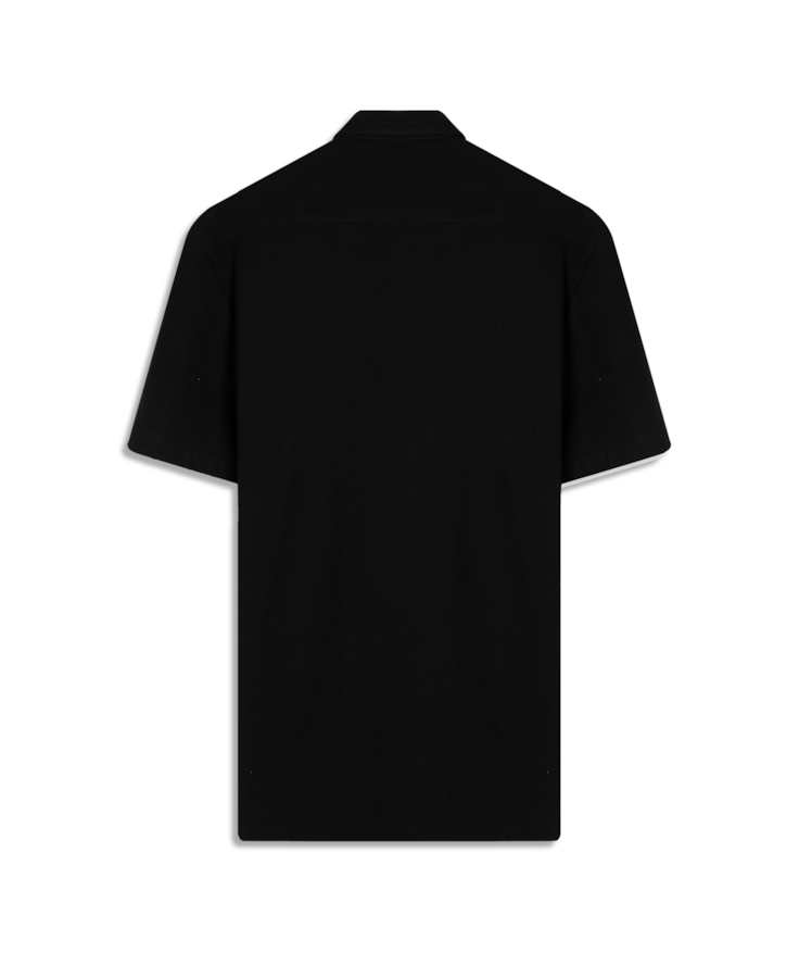 Camisa Knitted New Dotti Classic New Italian Preto
