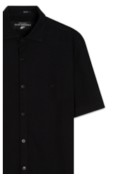 Camisa Knitted New Dotti Classic New Italian Preto