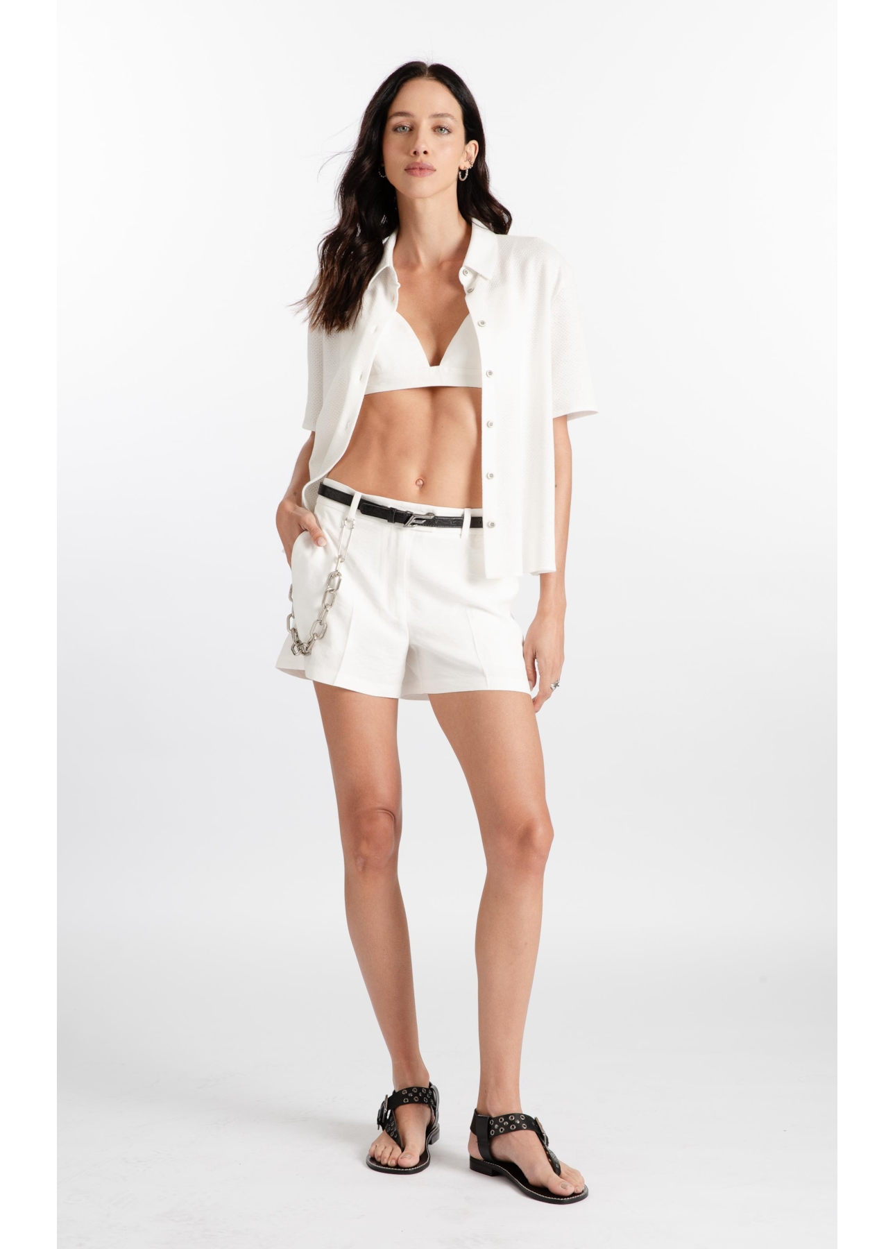 Camisa Knitted Santa Cruz Petit Xangai Off White