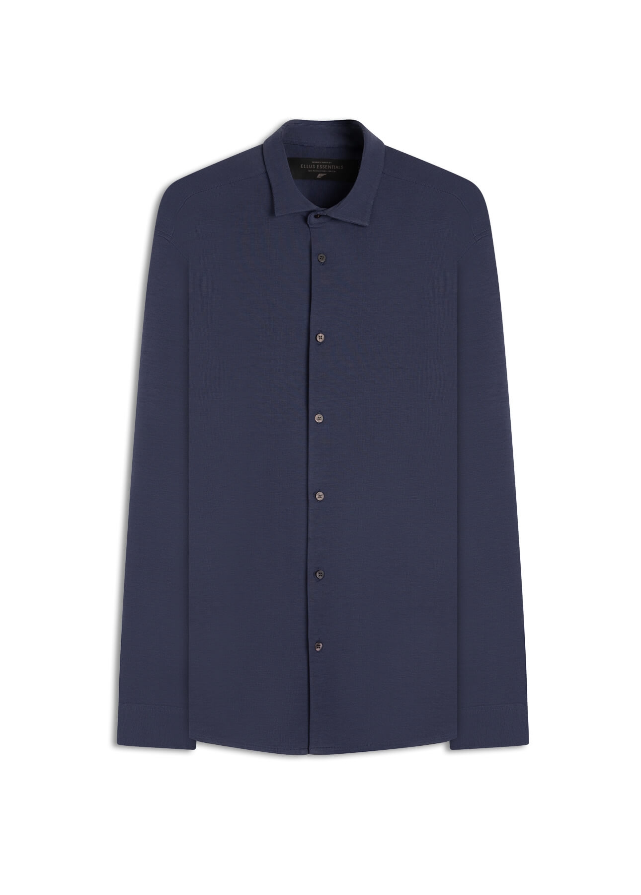  Camisa Knitted Stripes Classic New Italian Marinho