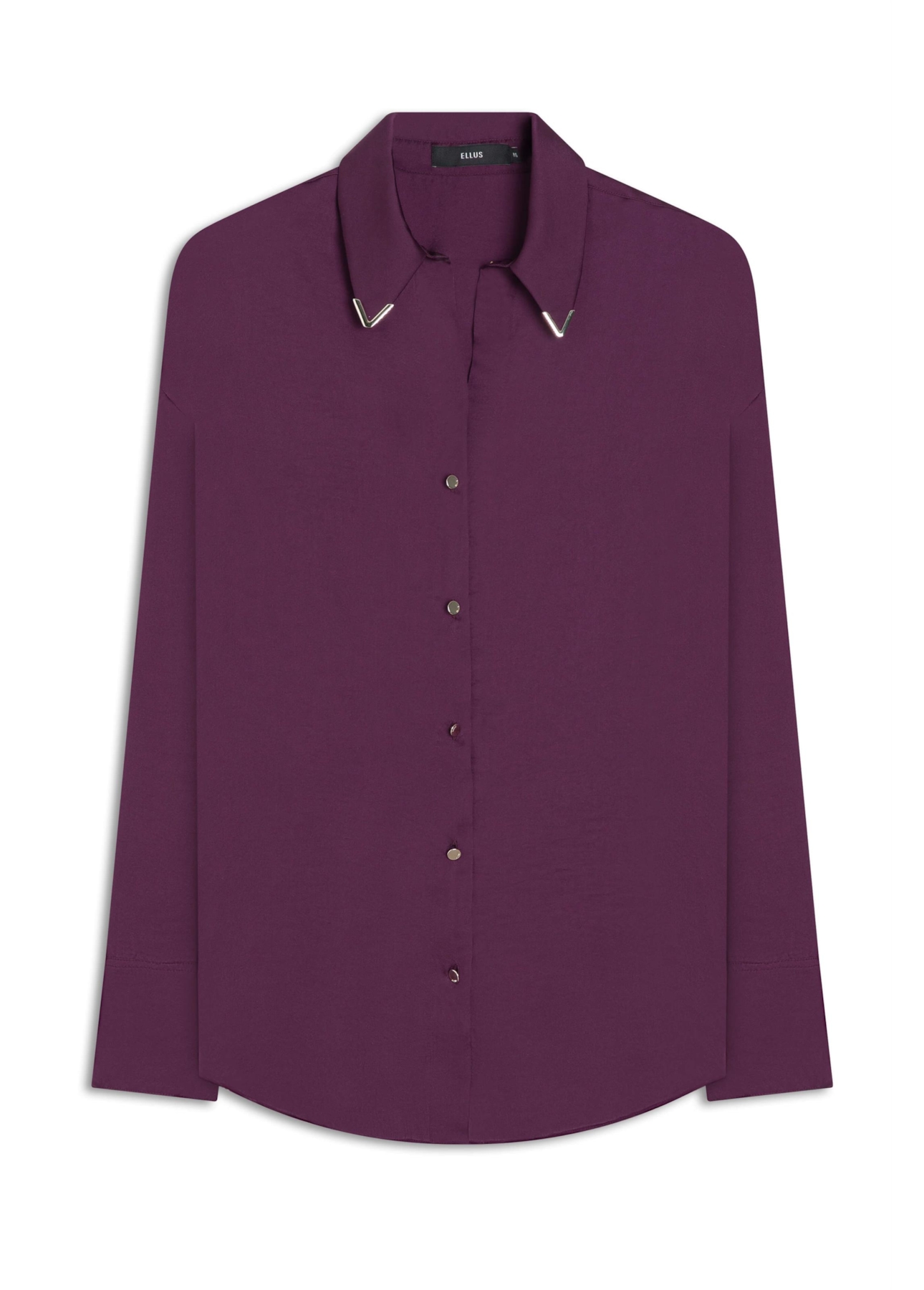 Camisa Lady Broken Oversized Beringela