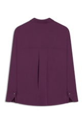 Camisa Lady Broken Oversized Beringela