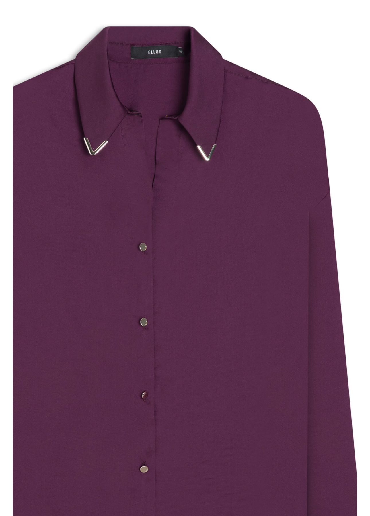 Camisa Lady Broken Oversized Beringela