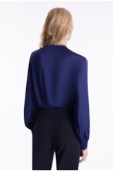 Camisa Lady Broken Ruffle Purple Blue