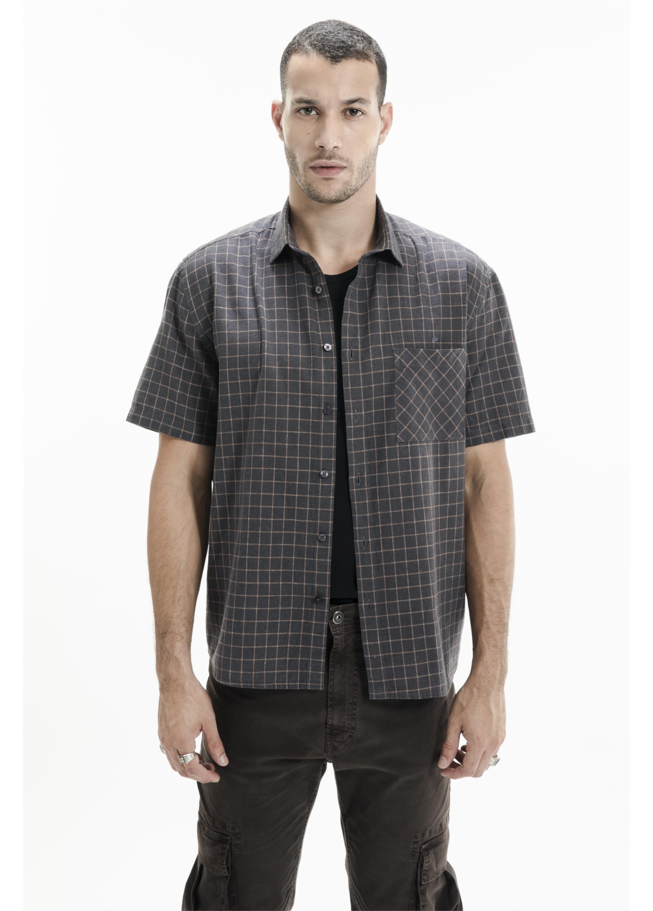 Camisa Lb Ft Montreaux Surf New Italian Mc Chumbo Mescla