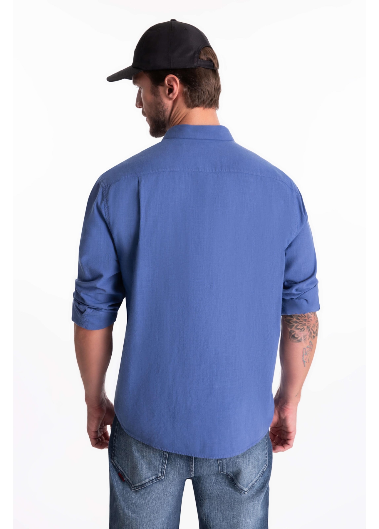 Camisa Like Classic New Italian Azul Jeans