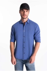 Camisa Like Classic New Italian Azul Jeans