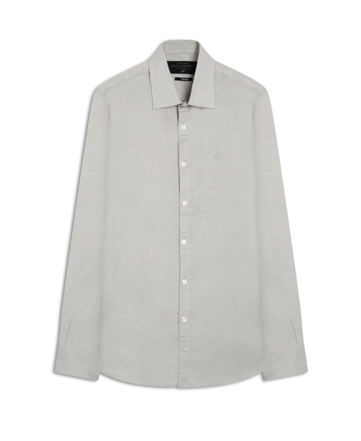 Camisa Linen Blend Classic Gelo Natural  (Manter em I22