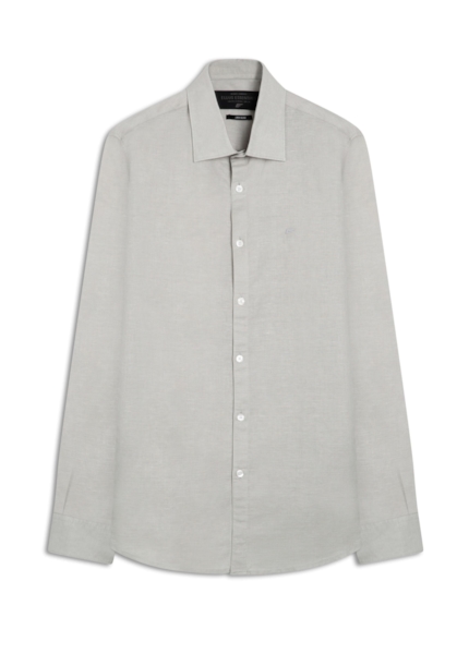 Camisa Linen Blend Classic Gelo Natural  (Manter em I22