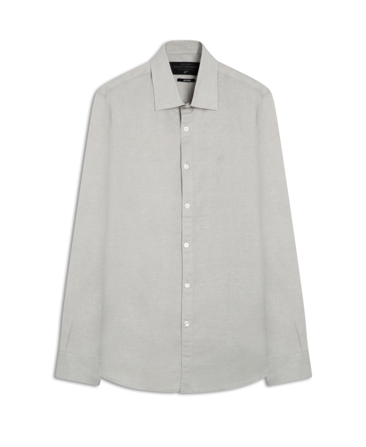 Camisa Linen Blend Classic Gelo Natural  (Manter em I22