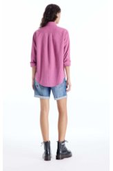 Camisa Linen Blend Loose Blush