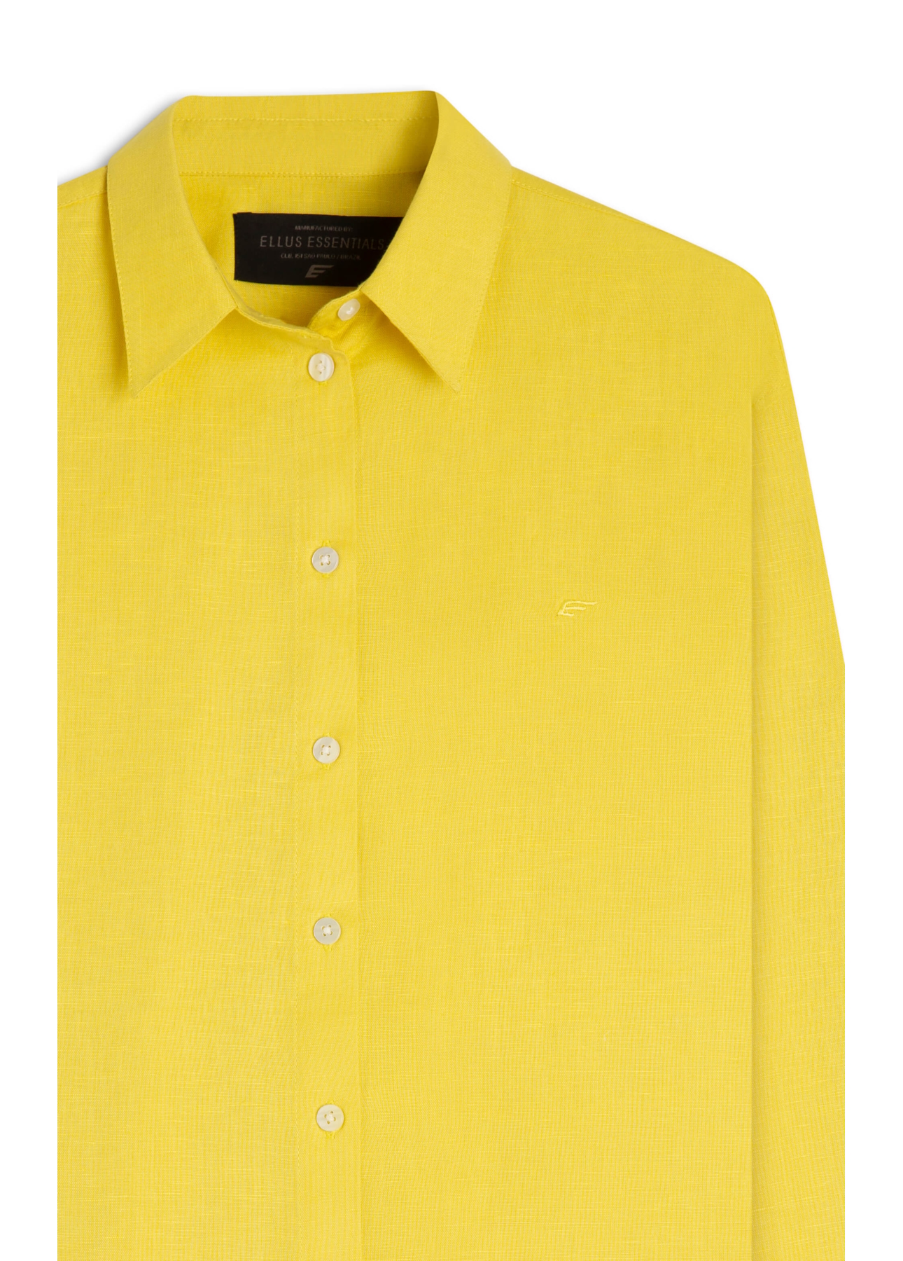 Camisa Linen Blend New Irish Amarelo