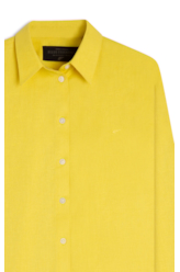 Camisa Linen Blend New Irish Amarelo