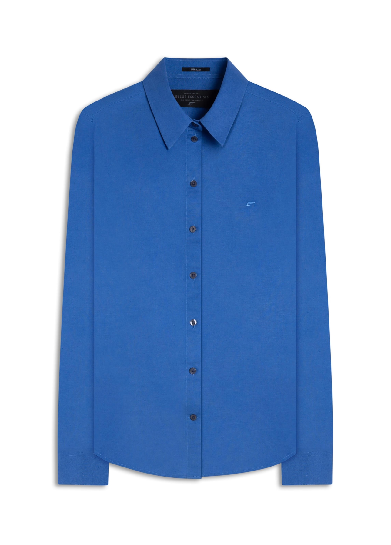 Camisa Linen Blend New Irish Azul Bic