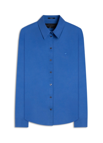 Camisa Linen Blend New Irish Azul Bic