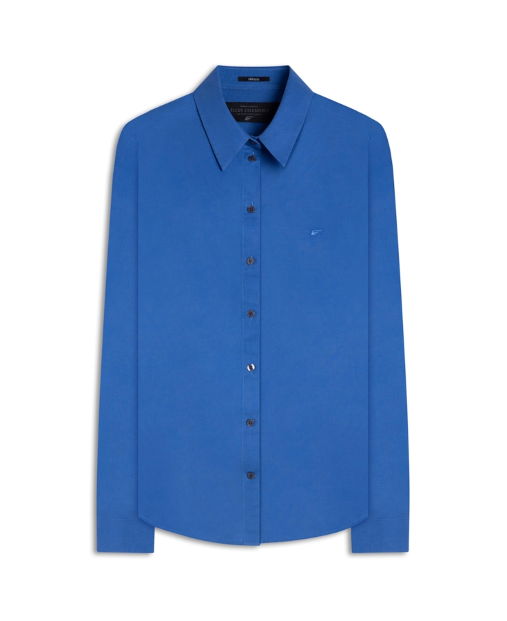 Camisa Linen Blend New Irish Azul Bic