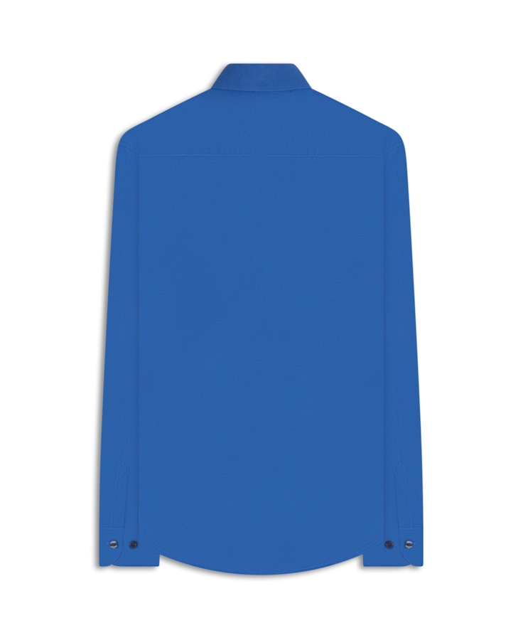 Camisa Linen Blend New Irish Azul Bic