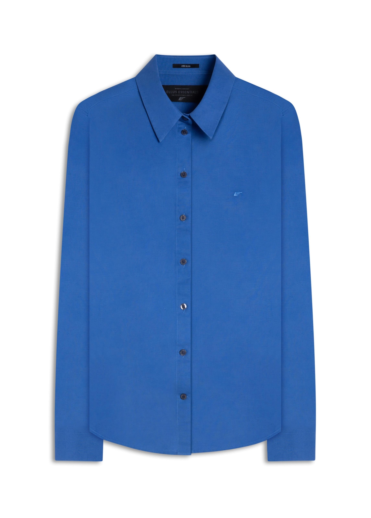 Camisa Linen Blend New Irish Azul Bic