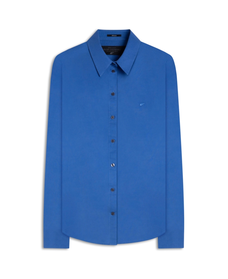 Camisa Linen Blend New Irish Azul Bic