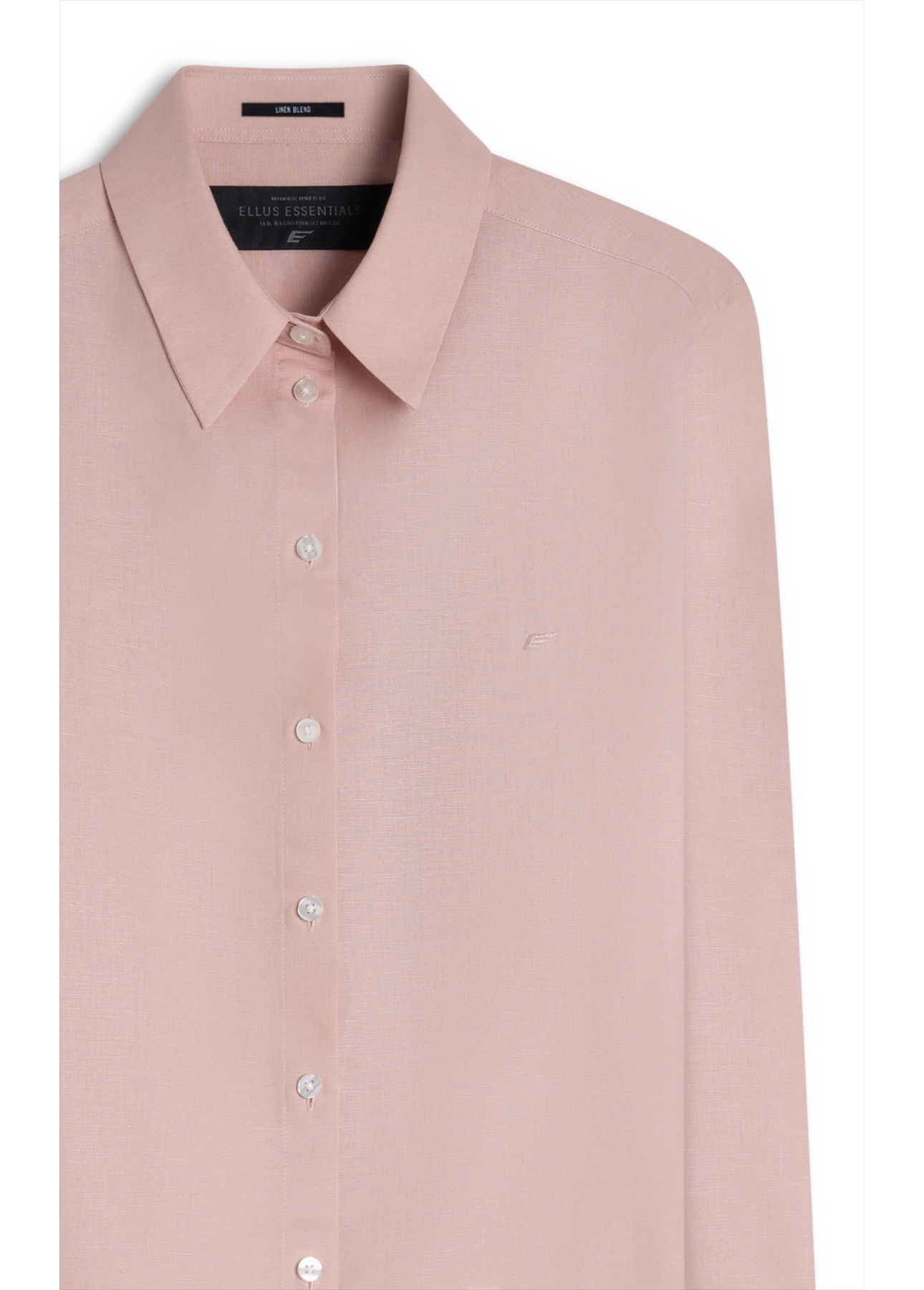 Camisa Linen Blend New Irish Nude