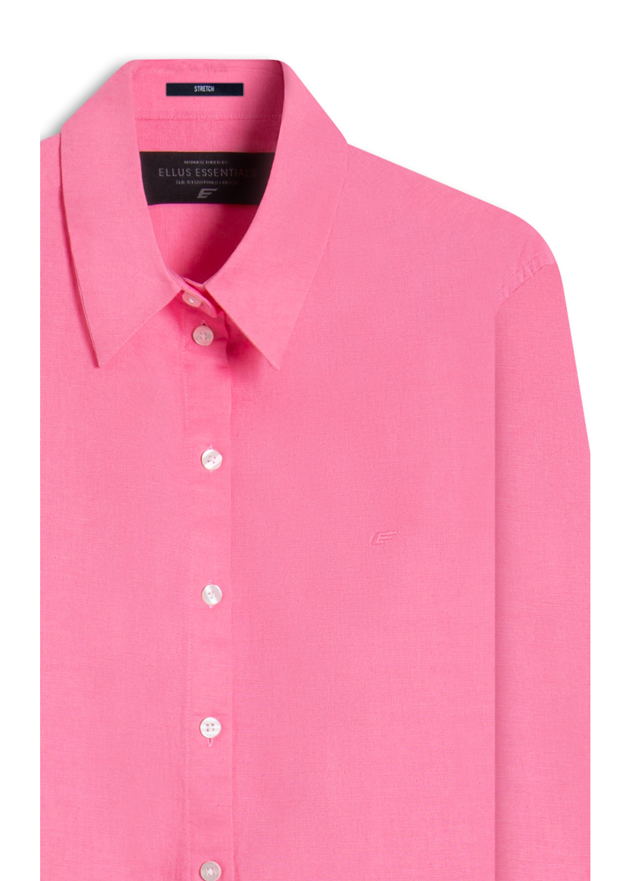 Camisa Linen Blend New Irish Rosa Gum