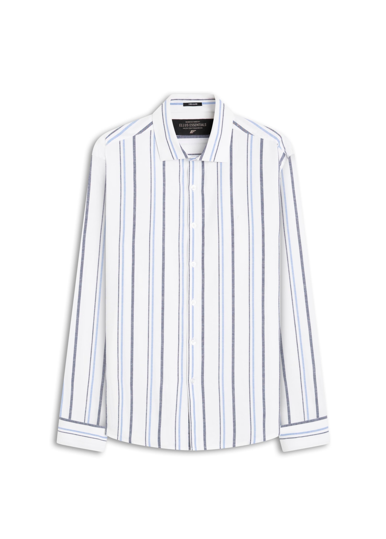 Camisa Linen Blend Shore Azul Bic