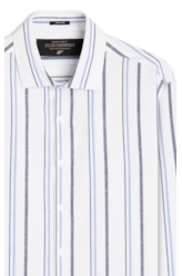 Camisa Linen Blend Shore Azul Bic