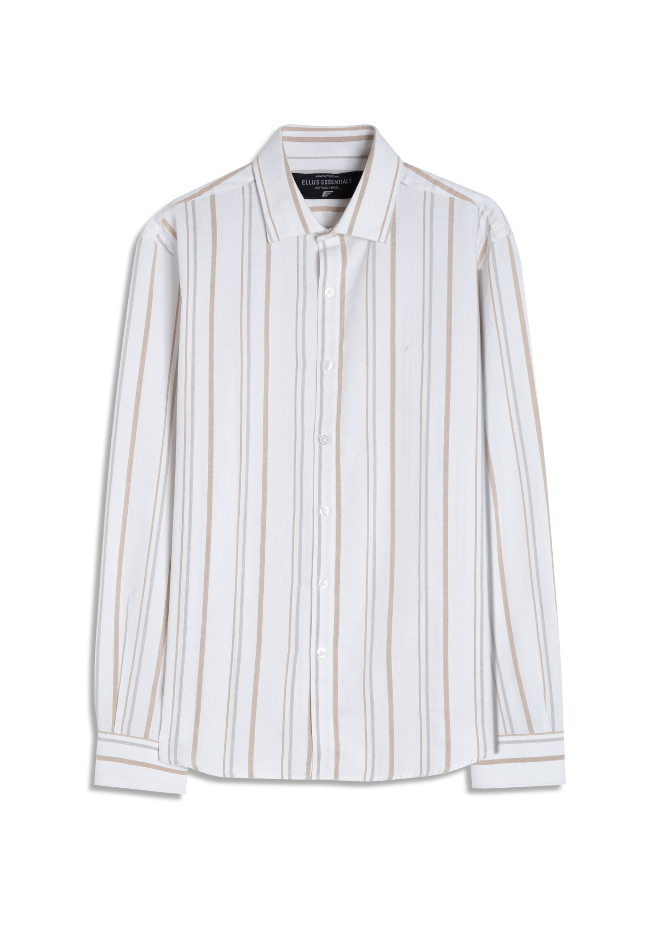 Camisa Linen Blend Shore Bege