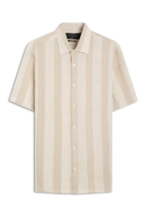 Camisa Linen Blend Wide Surf Areia