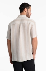 Camisa Linen Blend Wide Surf Areia