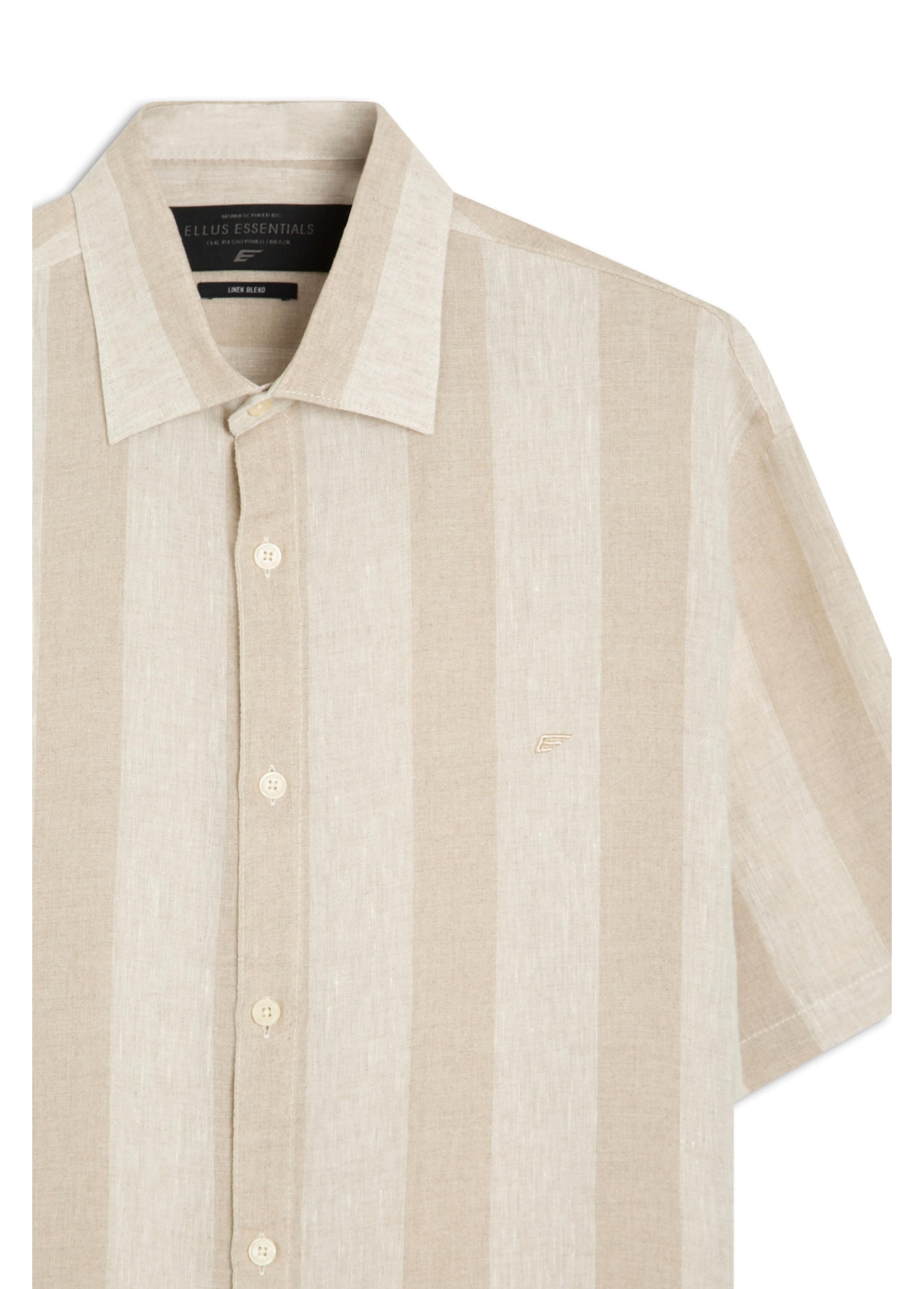 Camisa Linen Blend Wide Surf Areia