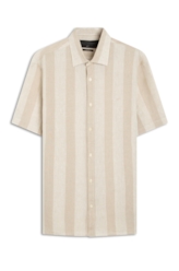 Camisa Linen Blend Wide Surf Areia