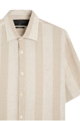 Camisa Linen Blend Wide Surf Areia