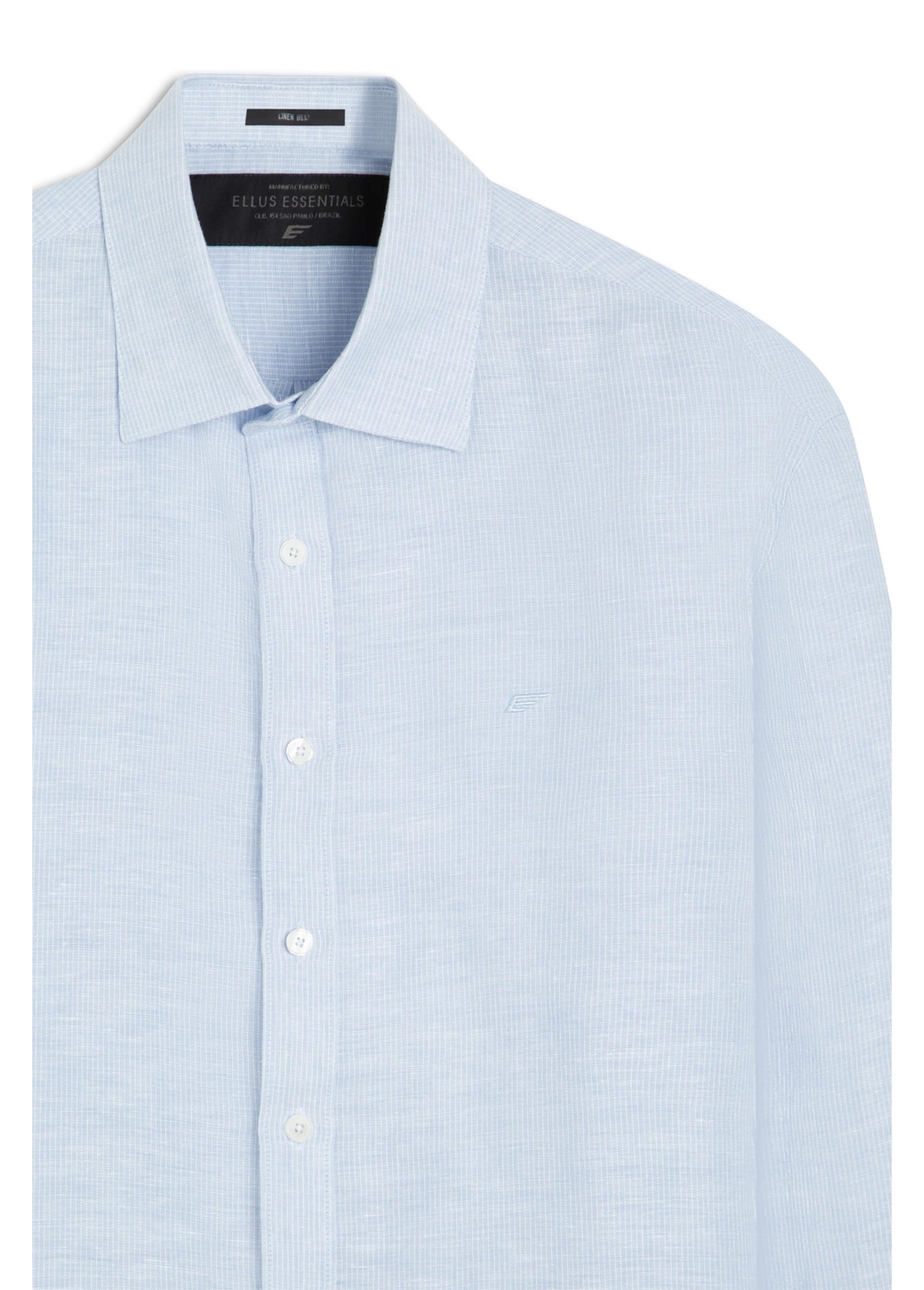 Camisa Linen Lighthouse Classic Azul Bic