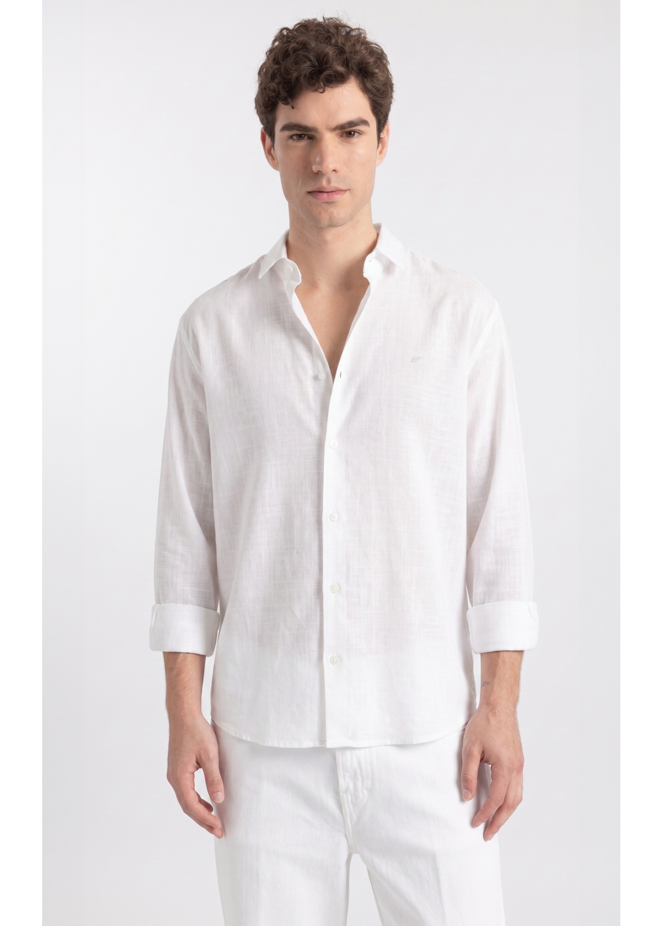 Camisa Linen Like Classic Xangai Branco