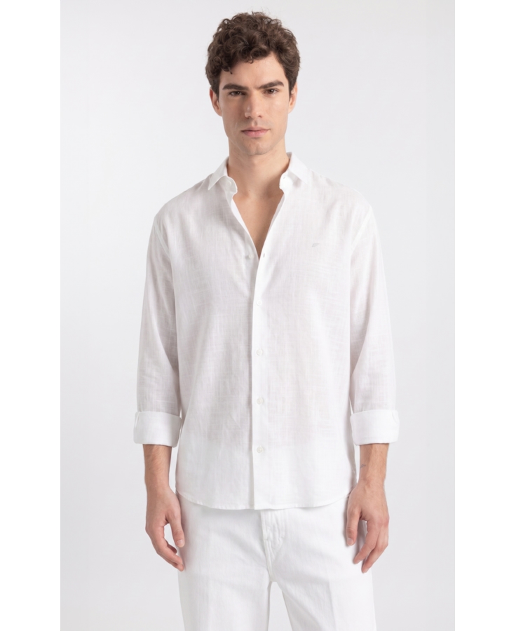 Camisa Linen Like Classic Xangai Branco