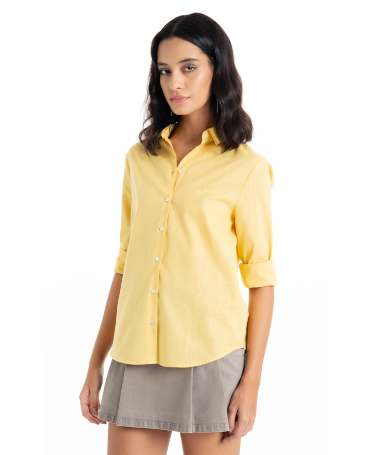 Camisa Linen Like Classic Xangai Fusioned Ml Bamboo