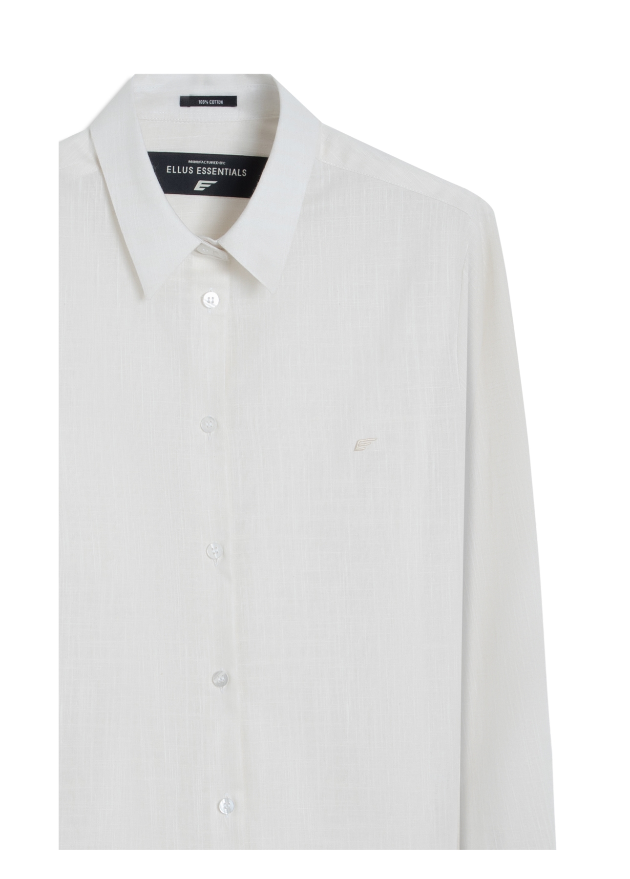 Camisa Linen Like Classic Xangai Fusioned Ml Natural