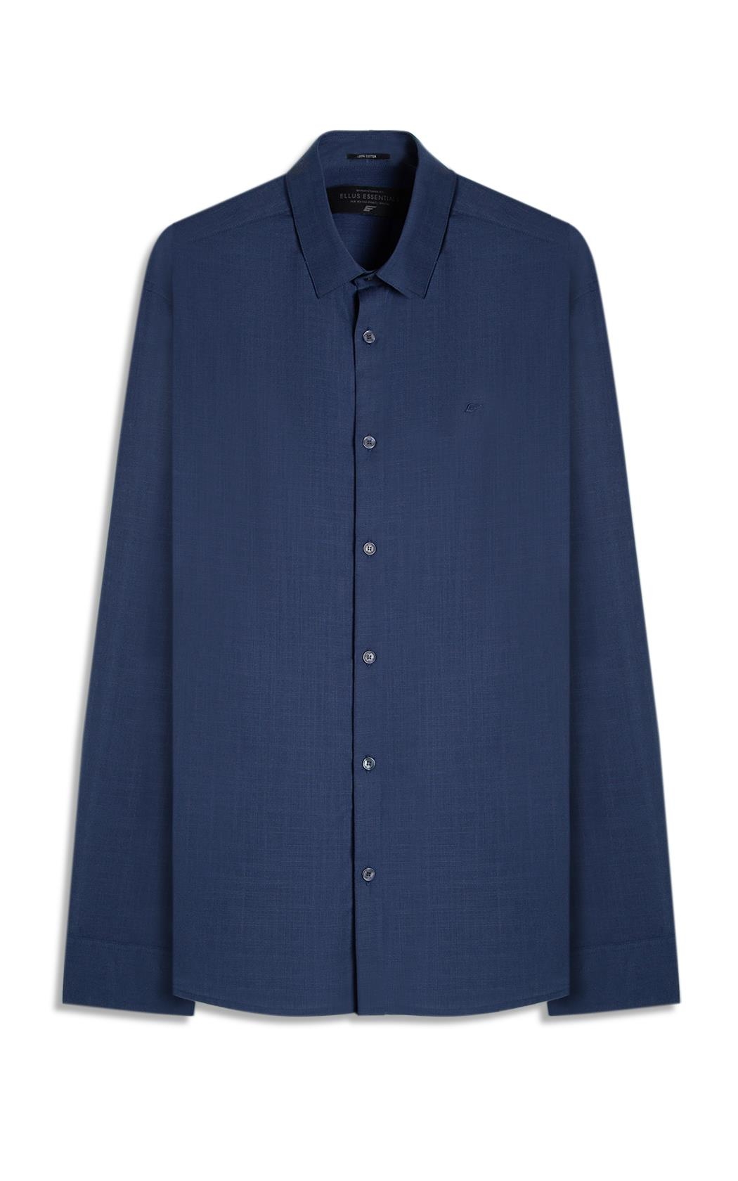 Camisa Linen Like Classic Xangai Ml Dark Navy