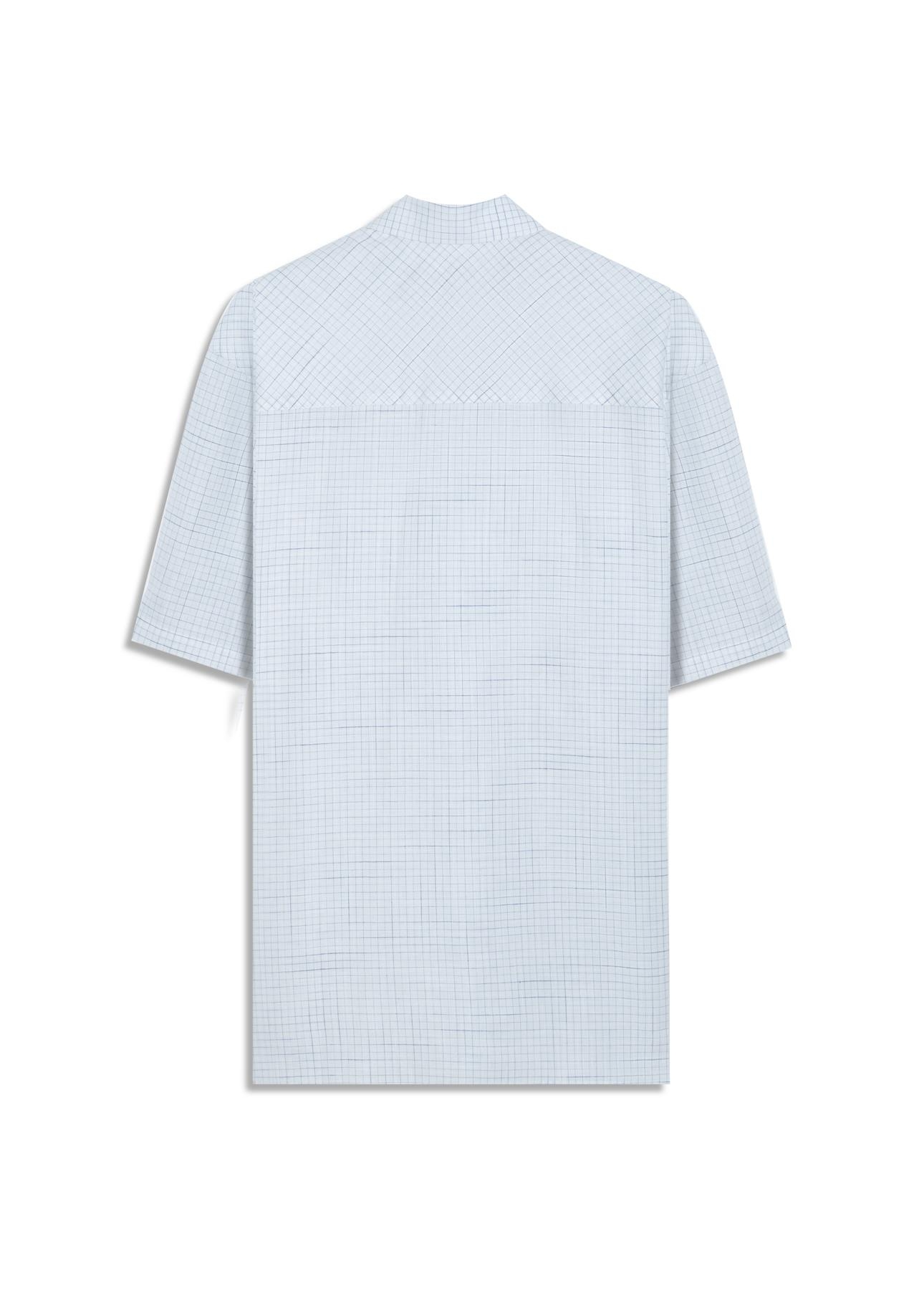 Camisa Linen Like Sacramento Xadrez Vintage Branco